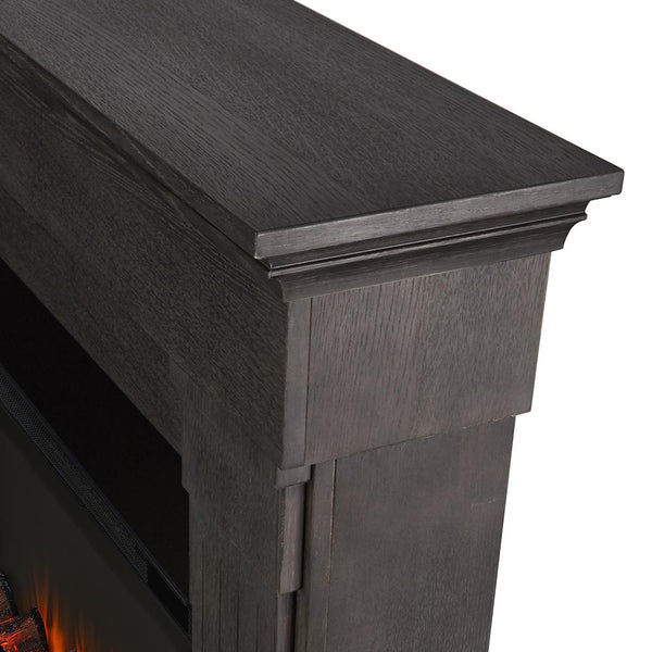 Real Flame Crawford Gray Electric Fireplace 8020e Gry Mantels Direct 0530