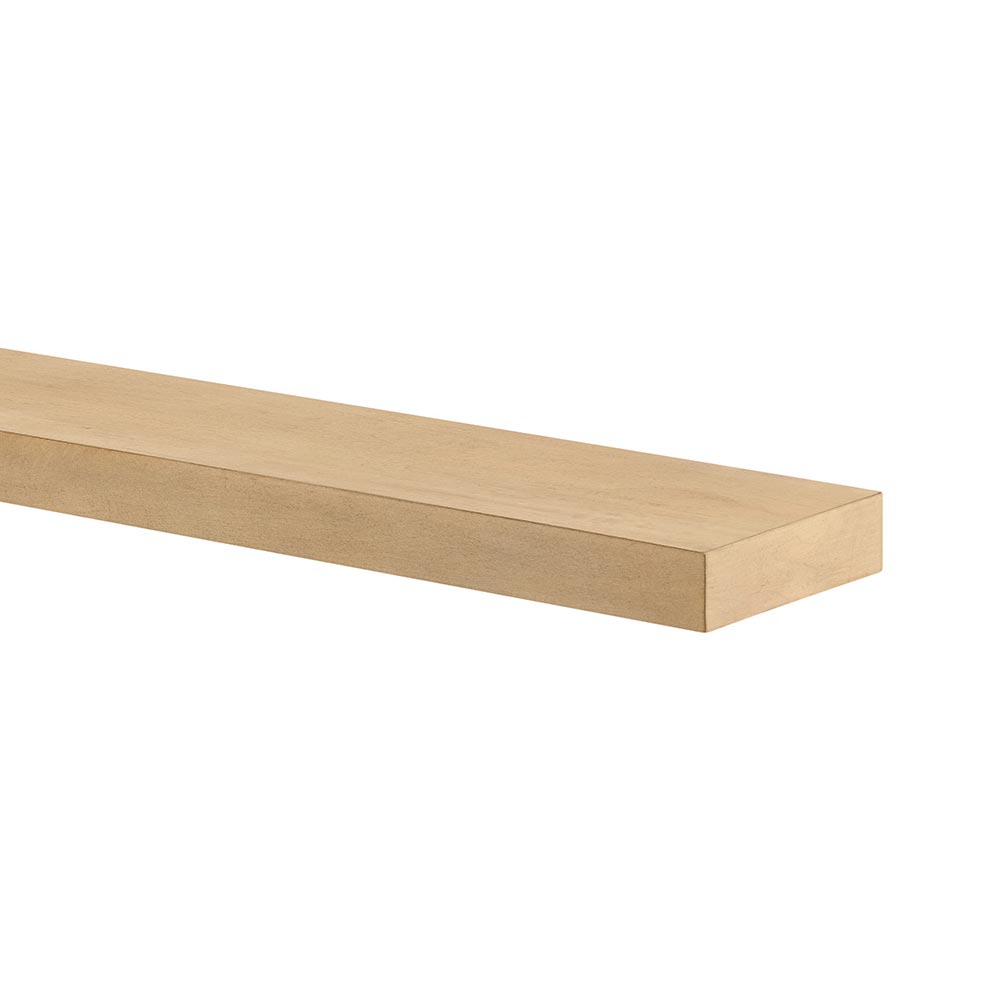 Alma 48-in Maple Floating Shelf - Blonde Stain
