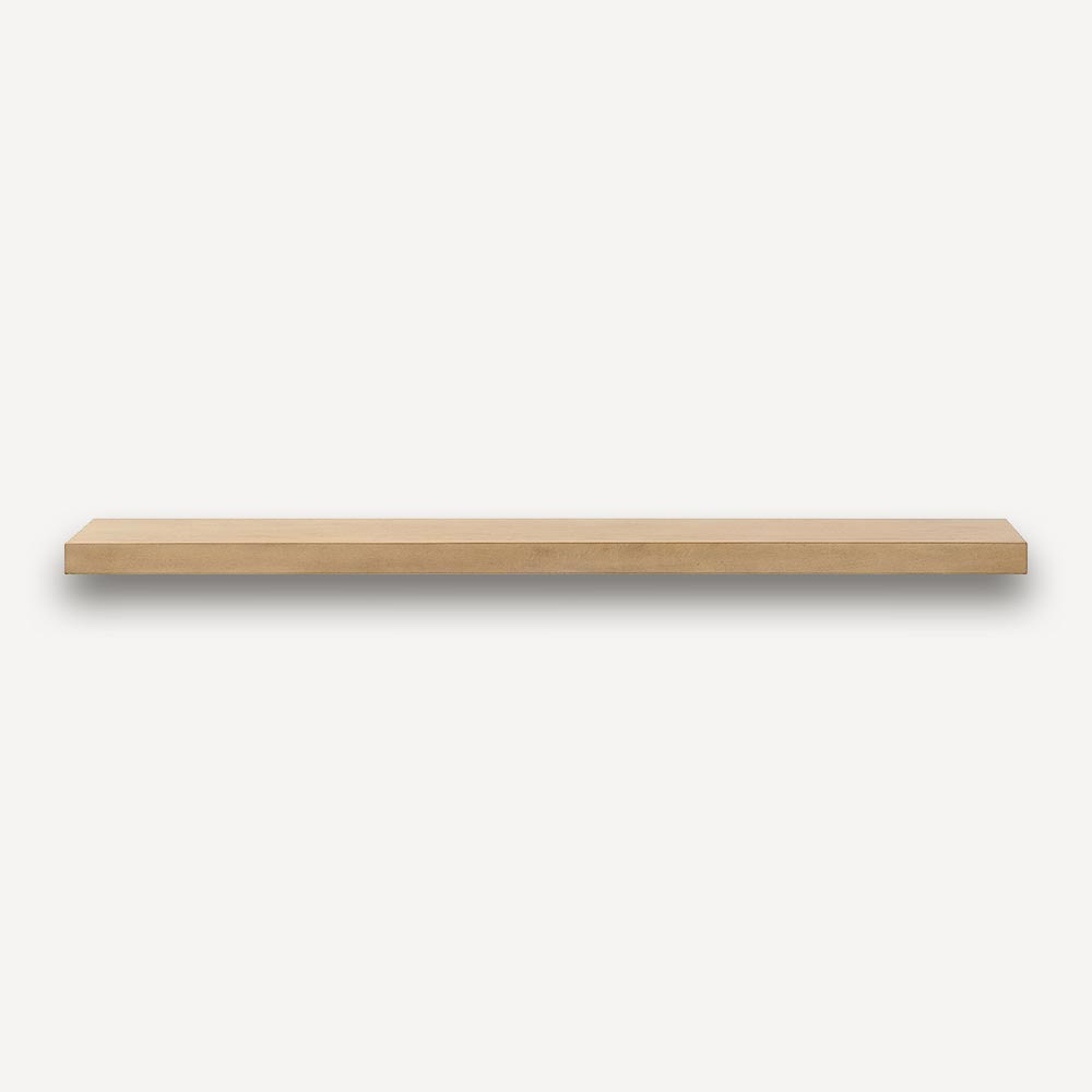 Alma 48-in Maple Floating Shelf - Blonde Stain
