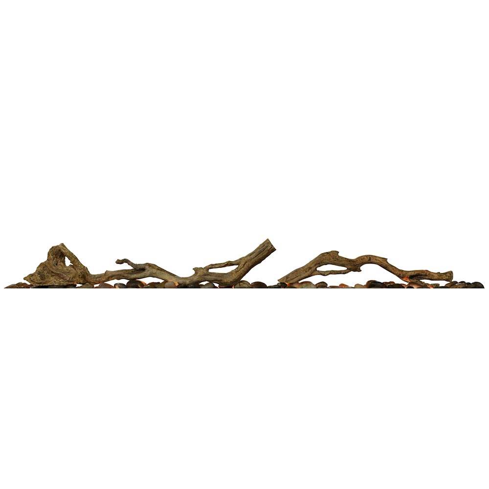 Dimplex Ignite XLF74 & LF74DWS-KIT Driftwood Log Kit