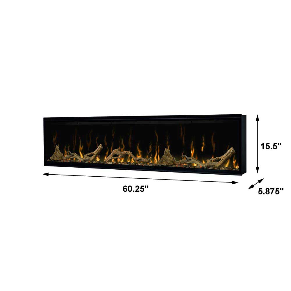 Dimplex Ignite XLF60 & LF74DWS-KIT Dimensions