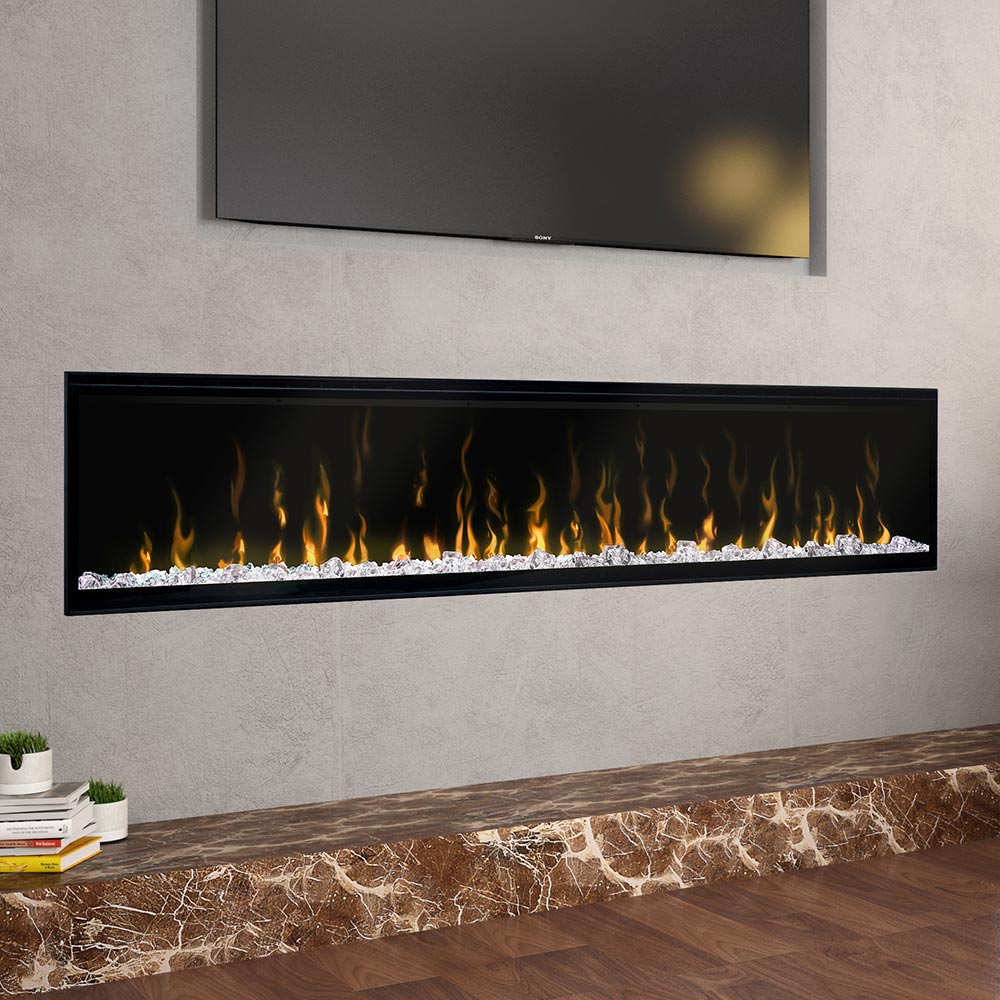 Dimplex Ignite XLF74 & LF74DWS-KIT Glass Ember Bed