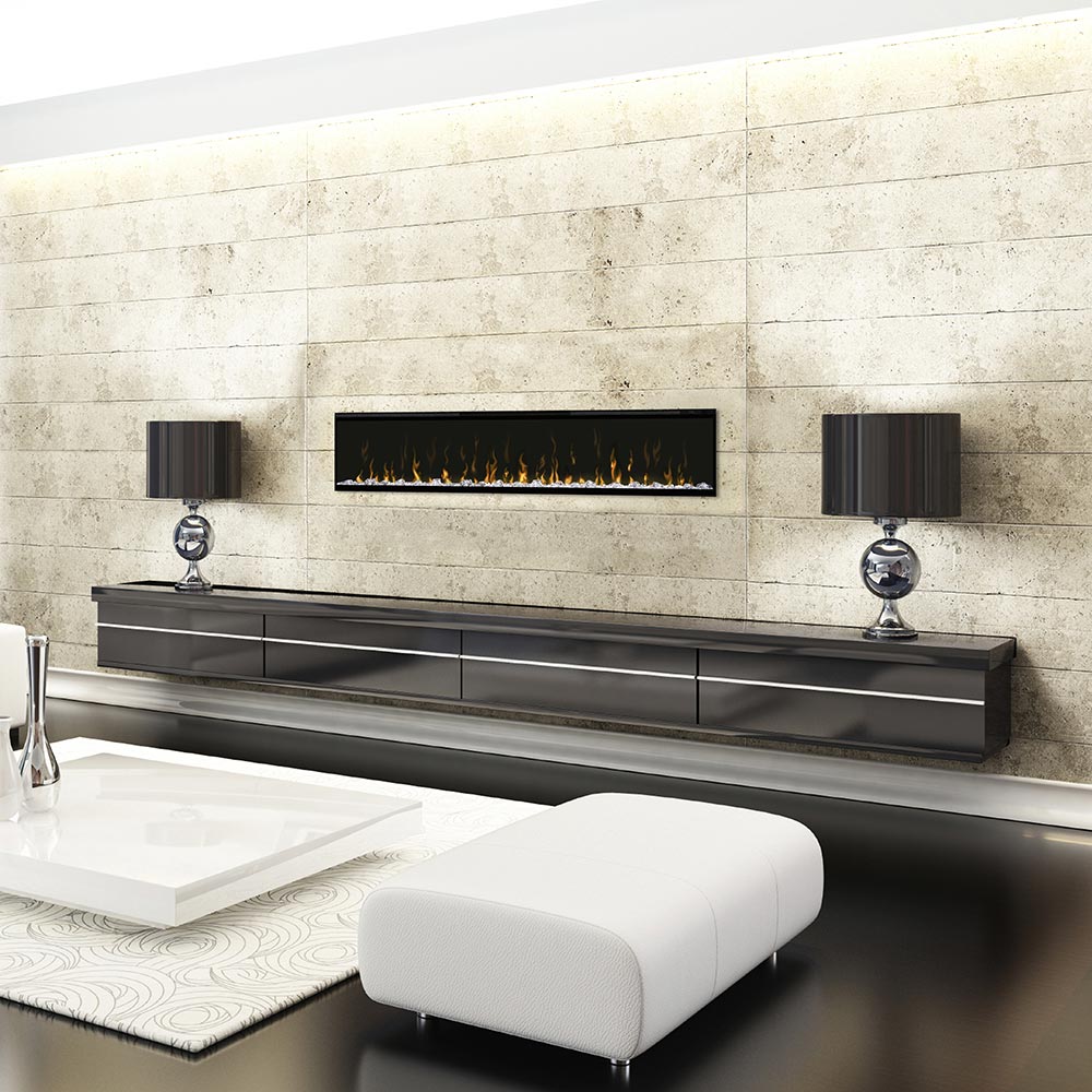 Dimplex Ignite XLF74 & LF74DWS-KIT Glass Ember Bed