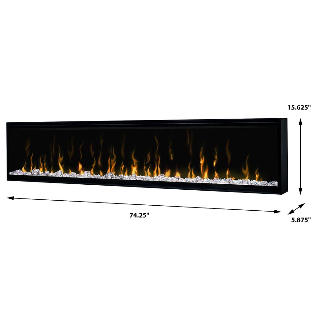 Dimplex Ignite XL 74-in Linear Electric Fireplace XLF74