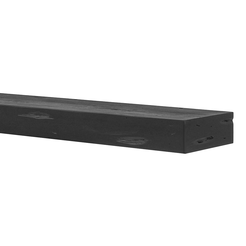 Dakota 3-in Wood Mantel Shelf in Sable Stain