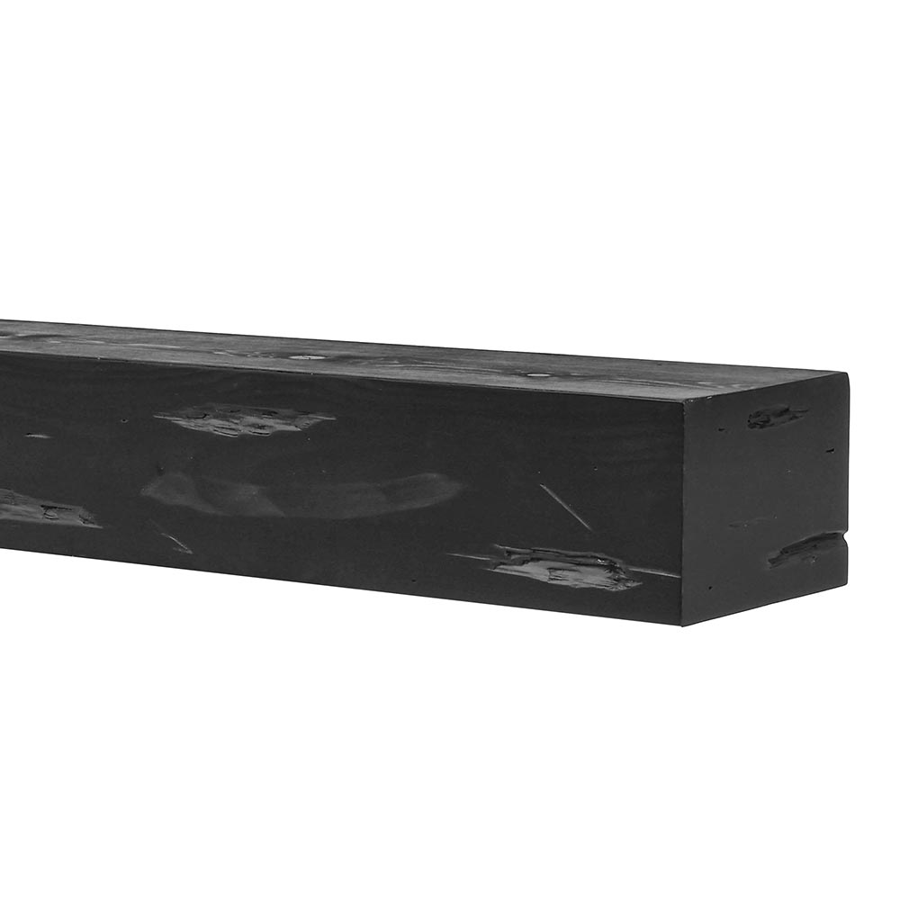 Dakota Wood Mantel Shelf in Sable Stain