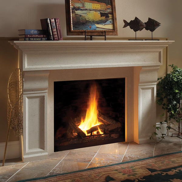 Fletcher Classic Series Stone Fireplace Mantel – Mantels Direct