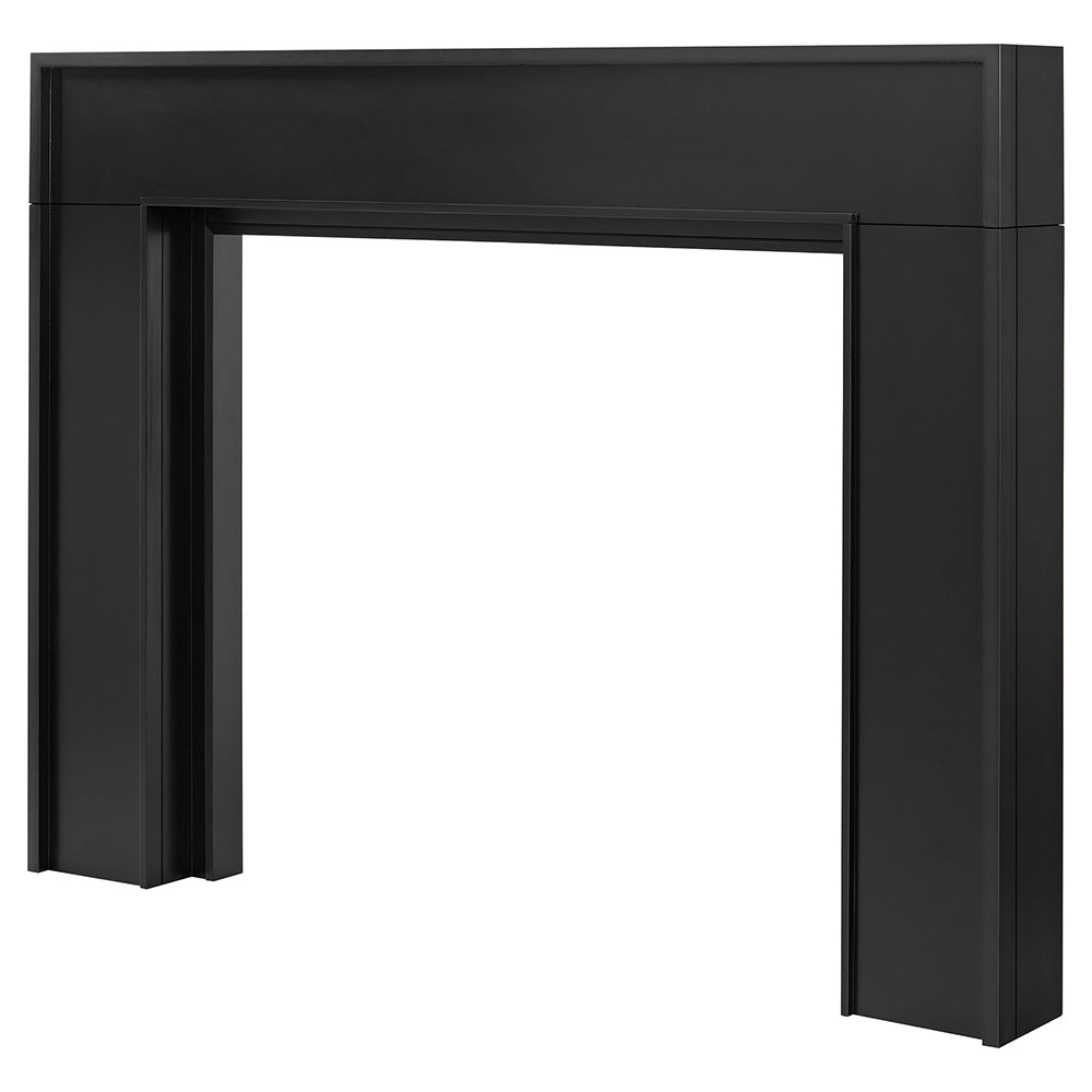 Leavitt 56x42 Wood Mantel Leavitt-5642 Black Paint