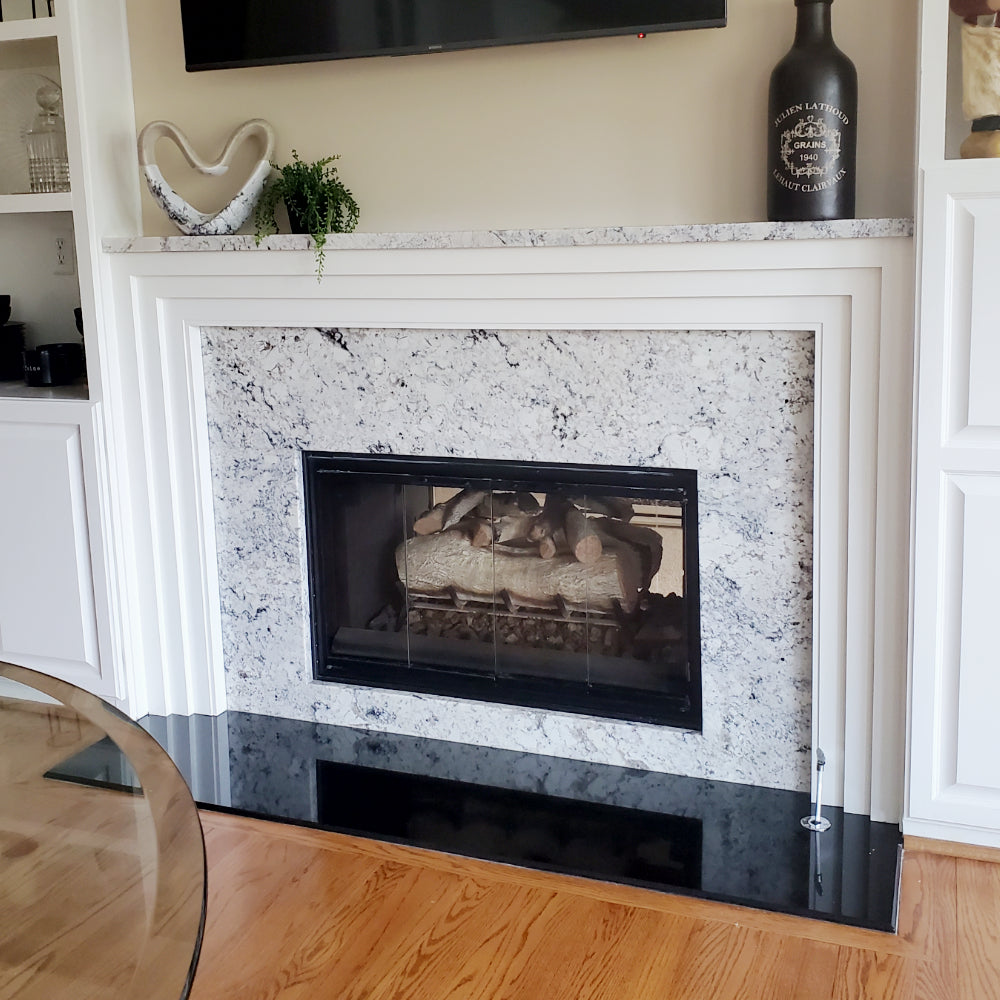 Shown in Poplar Paint Grade with White Paint