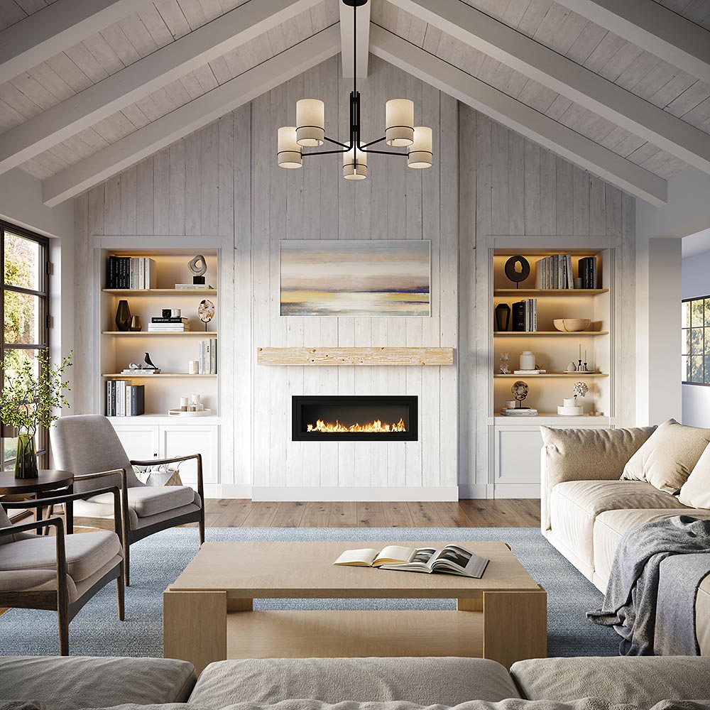 Austin shown in Whitewash Stain