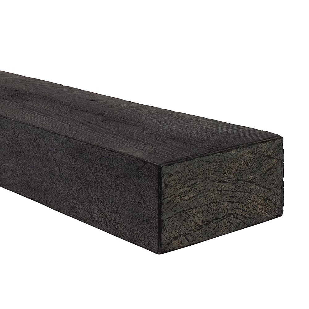 Calico 60-in Fireplace Mantel Shelf Charcoal Black