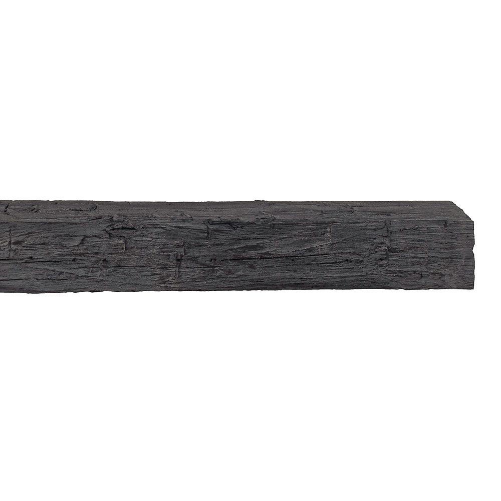 Ellinor 60-in Fireplace Mantel Shelf Charcoal Black