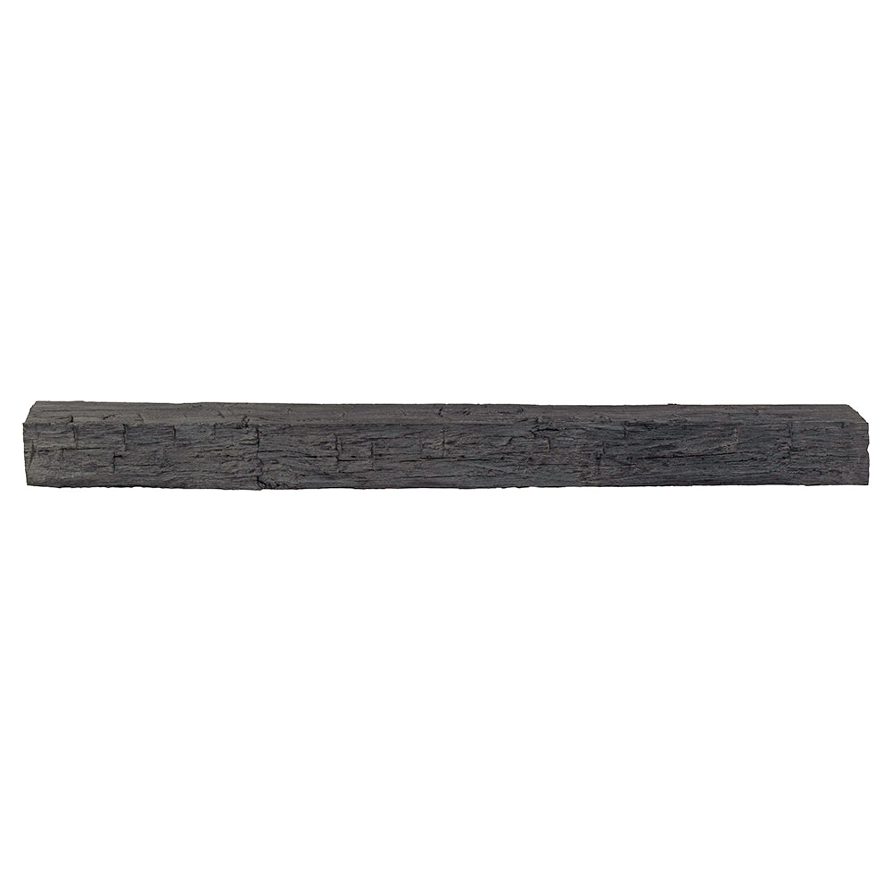 Ellinor 72-in Fireplace Mantel Shelf Charcoal Black