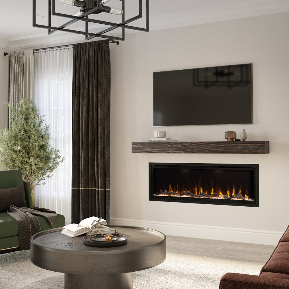 Modern Ember Aerus Deep 42-in Linear Electric Fireplace - ME-SL42