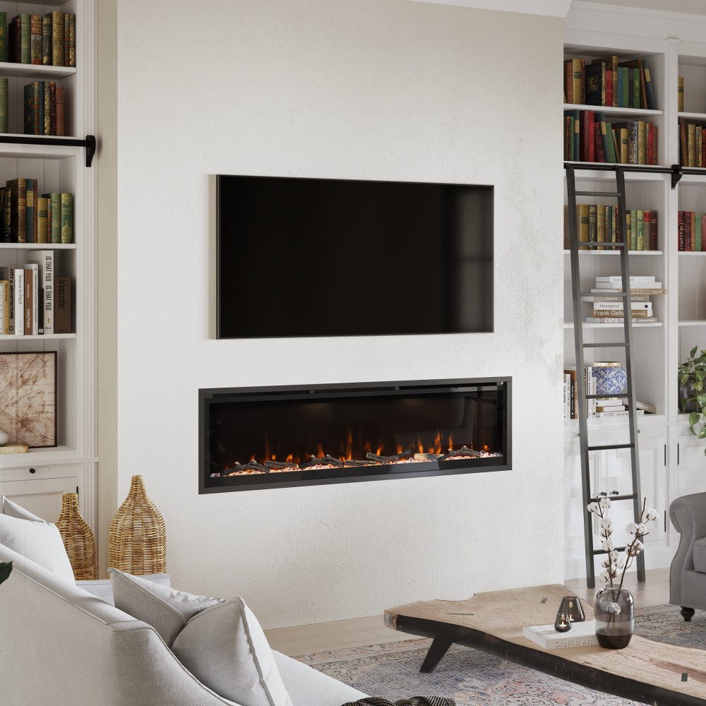 Modern Ember Aerus Deep 60-in Linear Electric Fireplace - ME-SL60