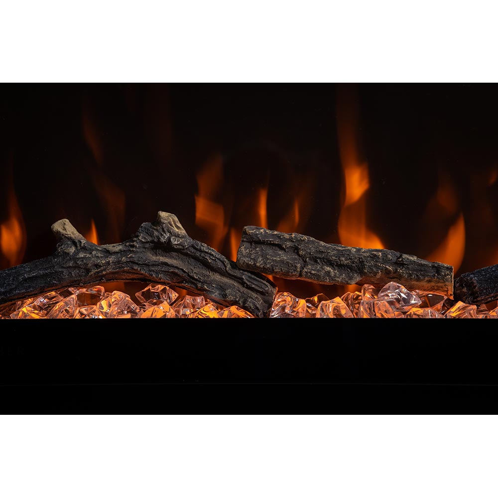Modern Ember Aerus Deep 42-in Linear Electric Fireplace - ME-SL42 - Side View
