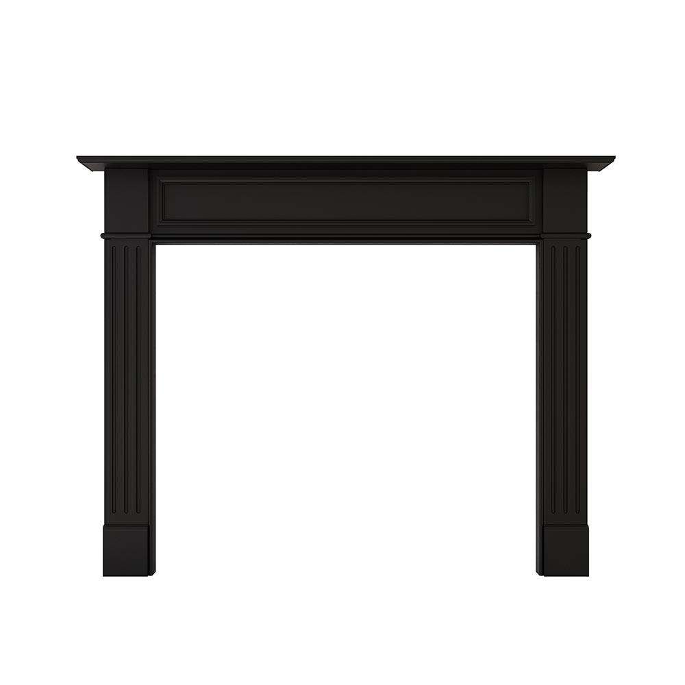 Eastfield Wood Mantel - Black Paint