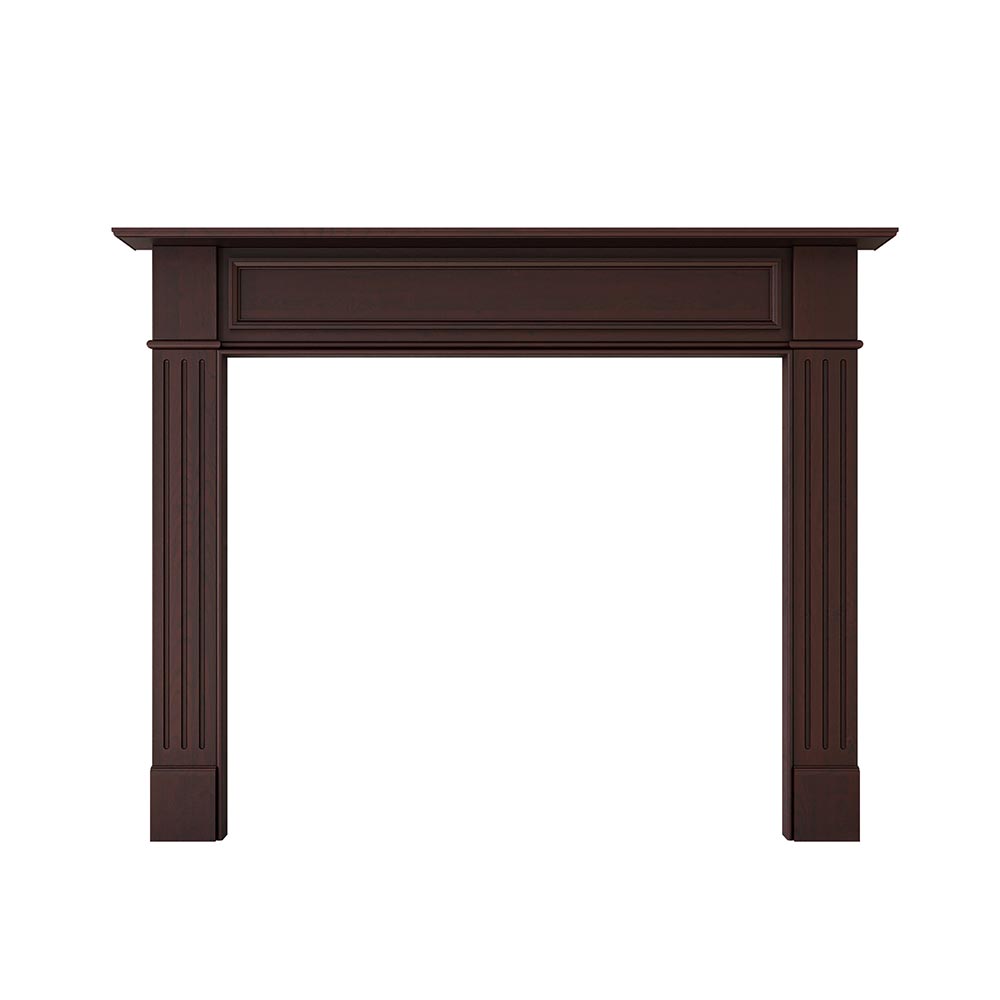 Eastfield Wood Mantel - Red Mahogany Stain
