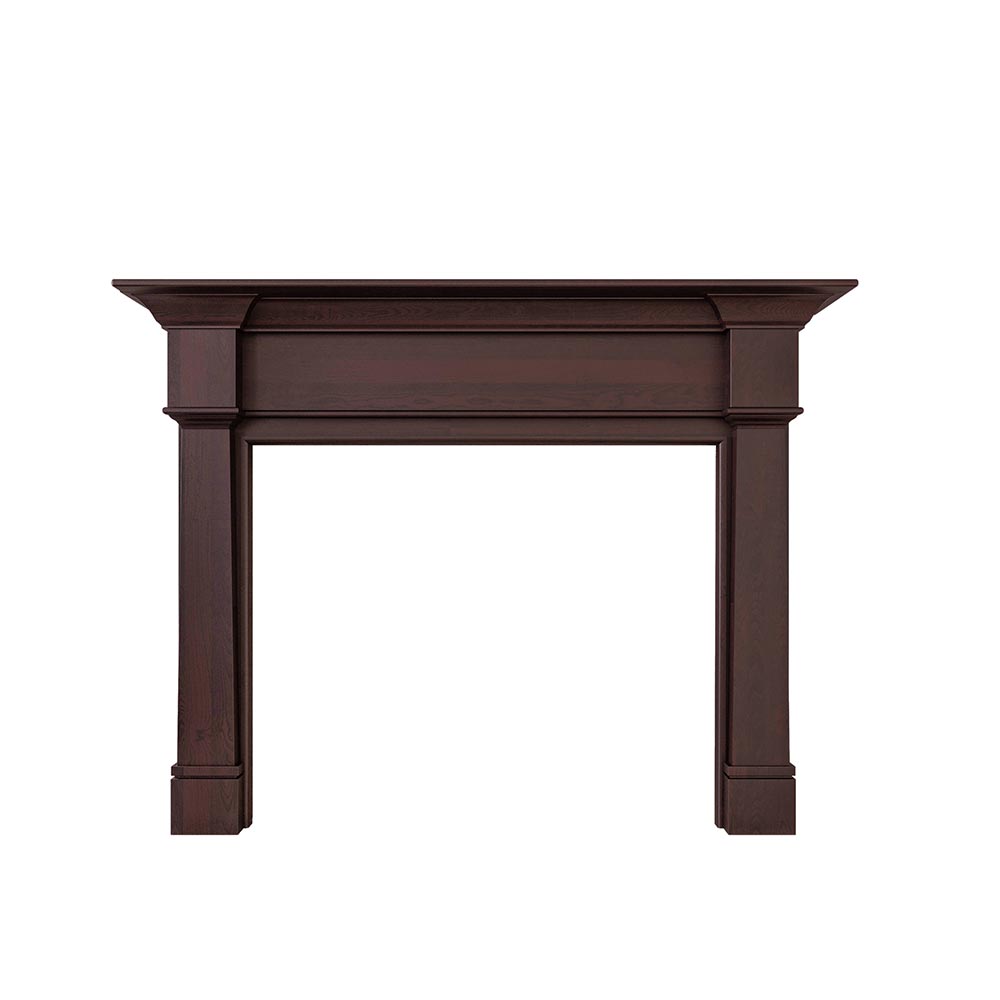 Grant Wood Mantel - Red Mahogany Stain