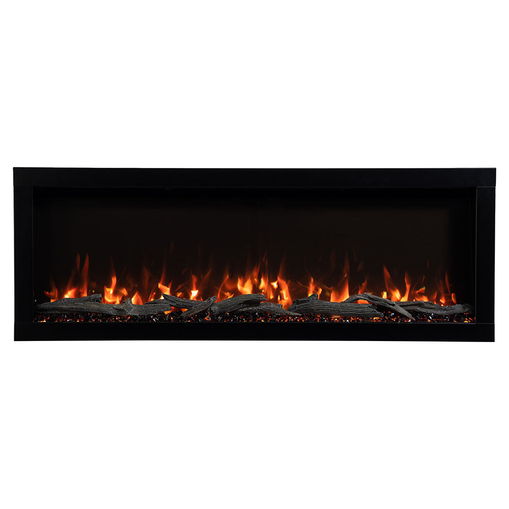 Modern Ember 50-in Highmark Linear Electric Fireplace - ME-HM50 - Orange Flame Color