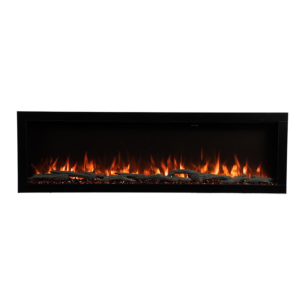 Modern Ember 60-in Highmark Linear Electric Fireplace - ME-HM60 - Orange Flame Color