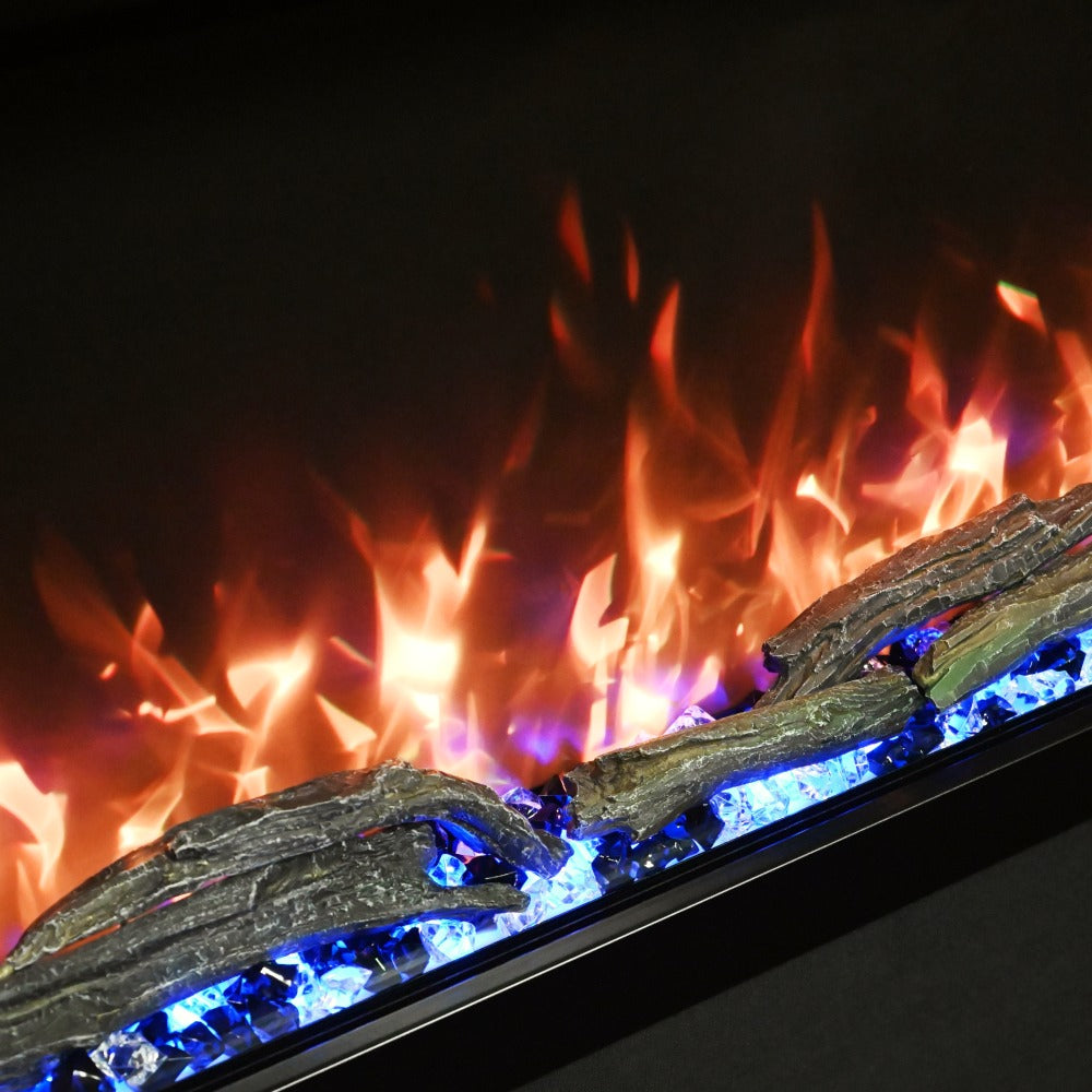 Modern Ember 60-in Highmark Linear Electric Fireplace - ME-HM60 - Remote Control