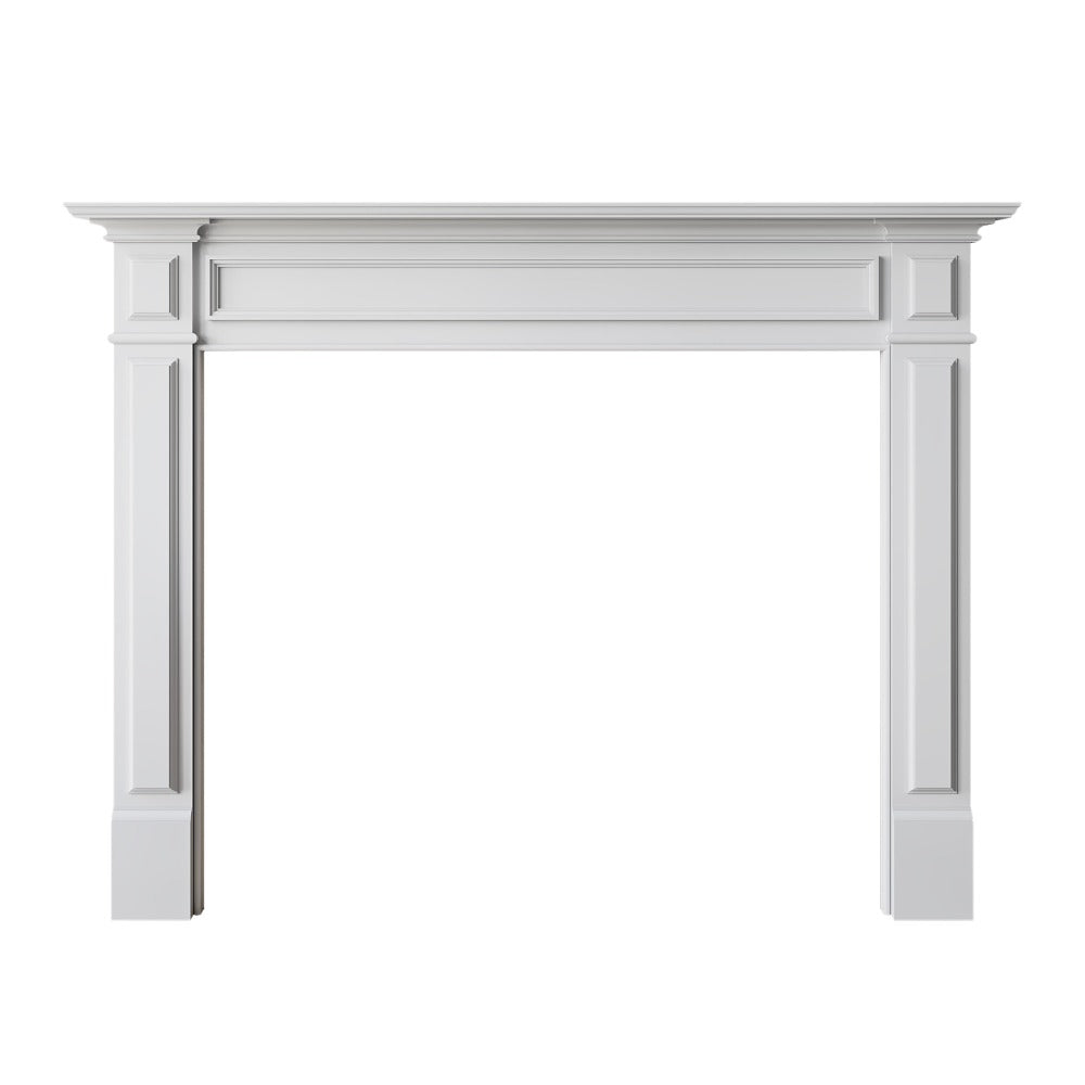 Riversdale Wood Mantel - White