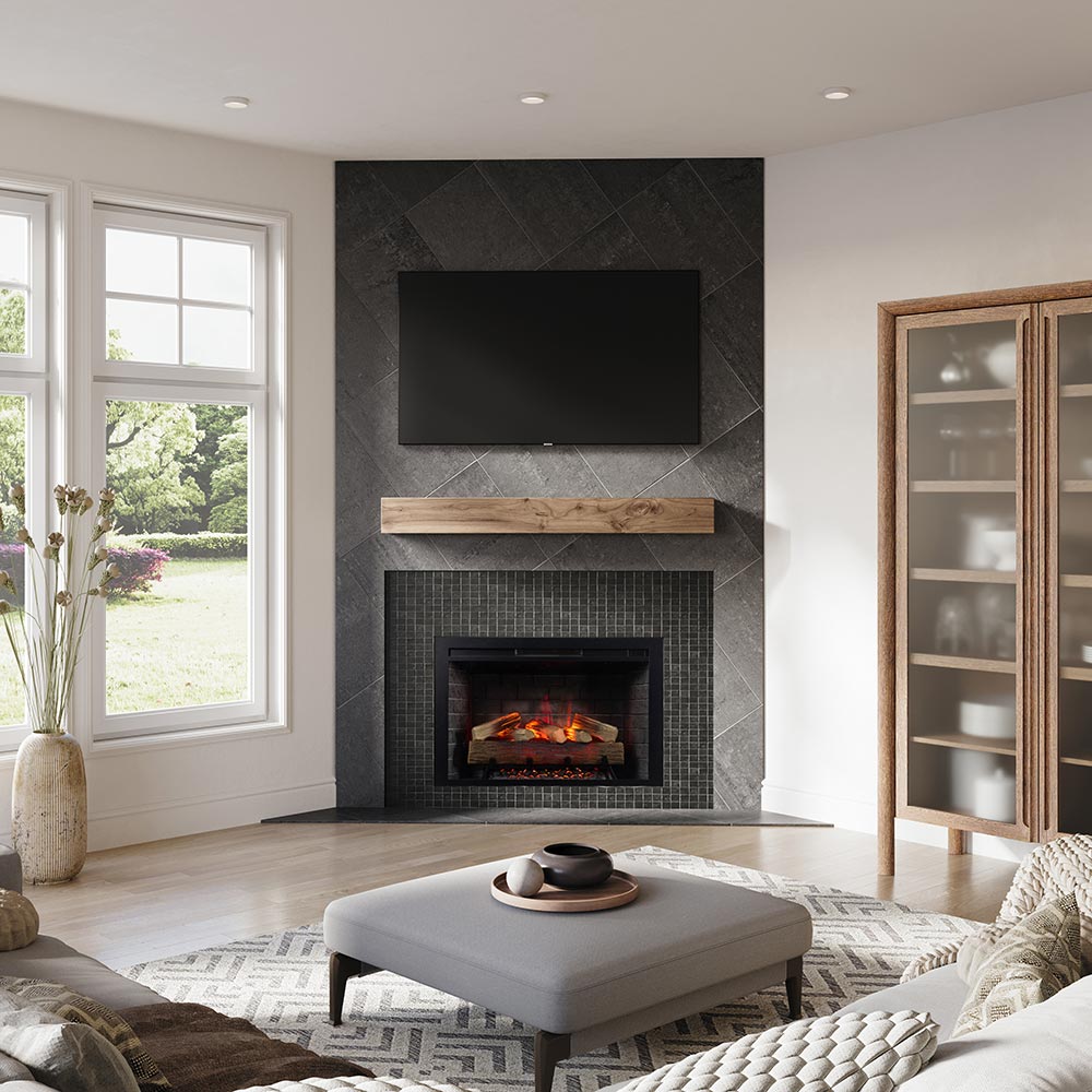 Modern Ember Uptown 36-in Smart Electric Insert EF-TL-36