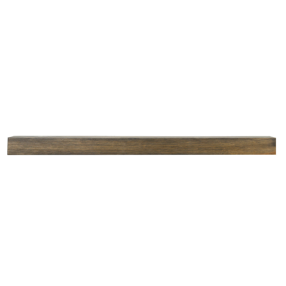 Vail 4-Inch High Wood Mantel Shelf in Driftwood