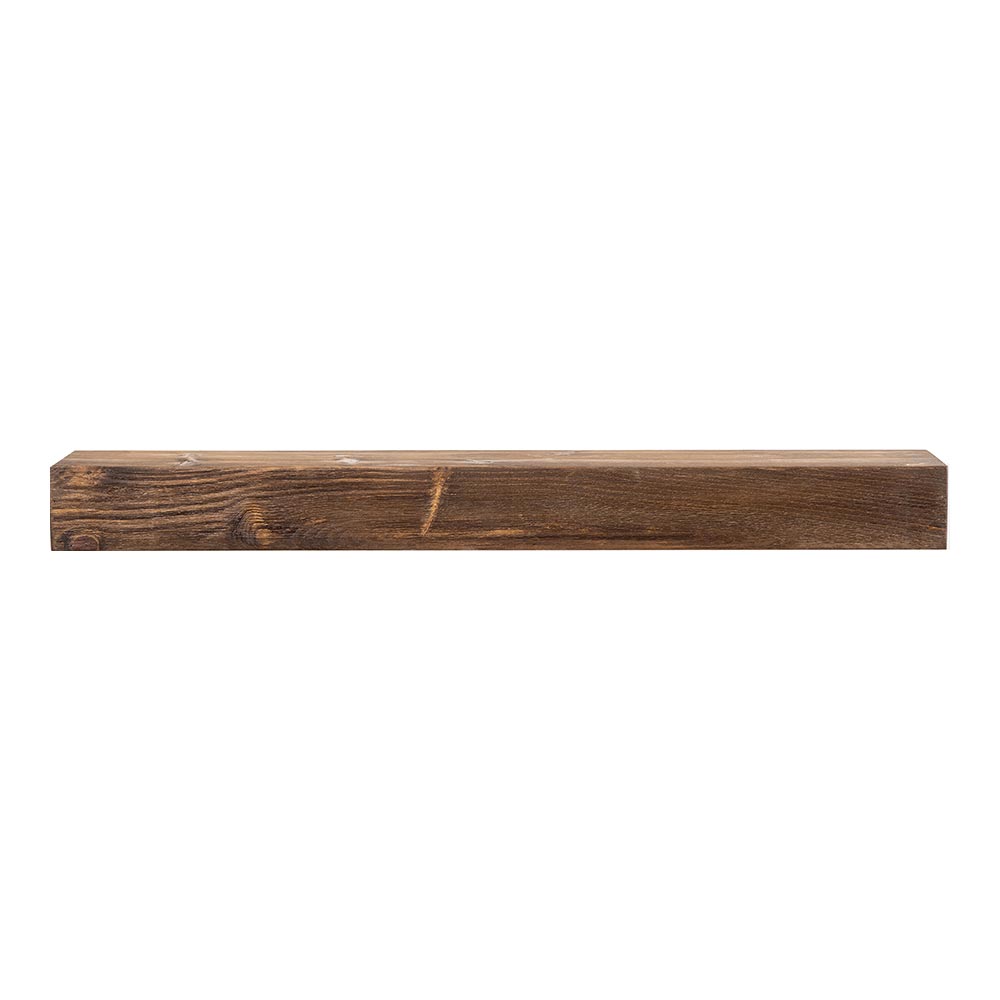 Vail 6-Inch High Wood Mantel Shelf in Rustic Provincial