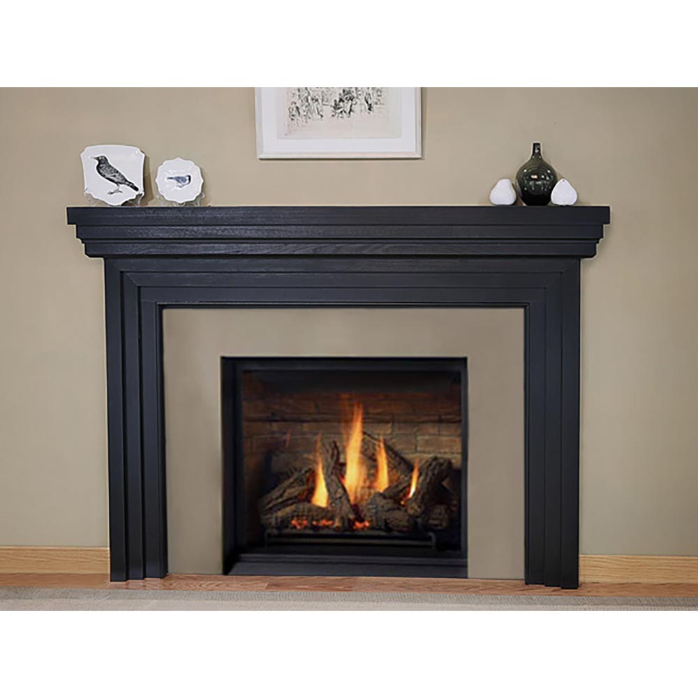 Shown in Poplar Paint Grade with Black Paint