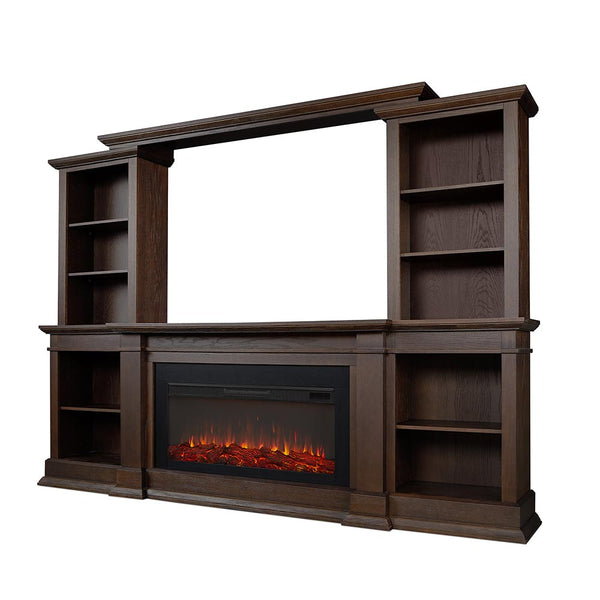 Real Flame Monte Vista Chestnut Oak Electric Fireplace – Mantels Direct